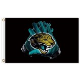 NFL Jacksonville Jaguars 3'x5' polyester flags gloves with your logo