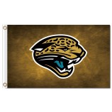 NFL Jacksonville Jaguars 3'x5' polyester flags with your logo