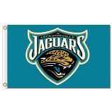 NFL Jacksonville Jaguars 3'x5' polyester flags with your logo