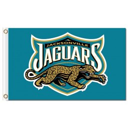NFL Jacksonville Jaguars 3'x5' polyester flags whole jaguars with your logo