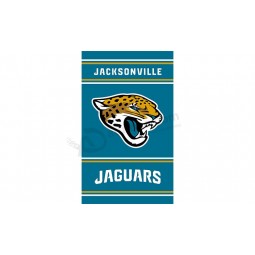 NFL Jacksonville Jaguars 3'x5' polyester flags vertical flags with your logo