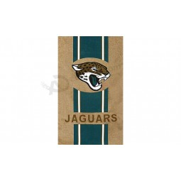 NFL Jacksonville Jaguars 3'x5' polyester flags logo vertical stripes with high quality