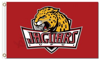 Nfl jacksonville jaguars 3'x5 'drapeaux en polyester logo iupui