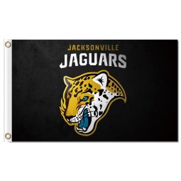 NFL Jacksonville Jaguars 3'x5' polyester flags logo opposite with your logo