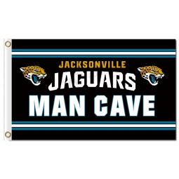 NFL Jacksonville Jaguars 3'x5' polyester flags man cave with your logo