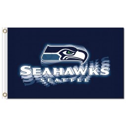 NFL Seattle Seahawks 3'x5' polyester flags ghost with your logo