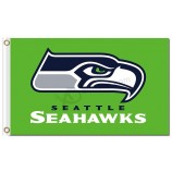 NFL Seattle Seahawks 3'x5' polyester flags green flag with your logo