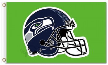Nfl Seattle Seahawks 3'x5 'Polyester Flaggen Helm