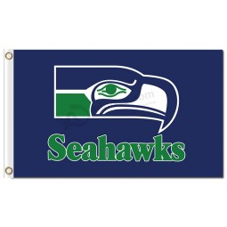 NFL Seattle Seahawks 3'x5' polyester flags logo and name with your logo