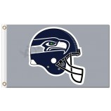 NFL Seattle Seahawks 3'x5' polyester flags helmet with your logo