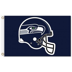 NFL Seattle Seahawks 3'x5' polyester flags helmet with your logo