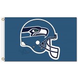 NFL Seattle Seahawks 3'x5' polyester flags helmet with your logo