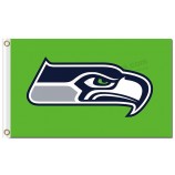 NFL Seattle Seahawks 3'x5' polyester flags green with your logo