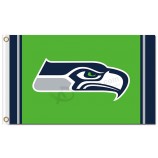 NFL Seattle Seahawks 3'x5' polyester flags with your logo