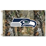 NFL Seattle Seahawks 3'x5' polyester flags camo with your logo