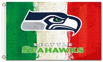 Nfl Seattle Seahawks 3'x5 'Polyester Fahnen drei Farben