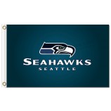 NFL Seattle Seahawks 3'x5' polyester flags with your logo