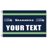 NFL Seattle Seahawks 3'x5' polyester flags your text with your logo