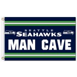 NFL Seattle Seahawks 3'x5' polyester flags man cave with your logo