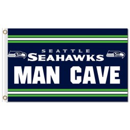 NFL Seattle Seahawks 3'x5' polyester flags man cave with your logo