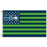 NFL Seattle Seahawks 3'x5' polyester flags logo stars stripes with high quality