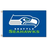 NFL Seattle Seahawks 3'x5' polyester flags with your logo