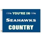 NFL Seattle Seahawks 3'x5' polyester flags seattles country with your logo