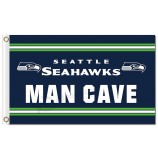 NFL Seattle Seahawks 3'x5' polyester flags man cave with your logo