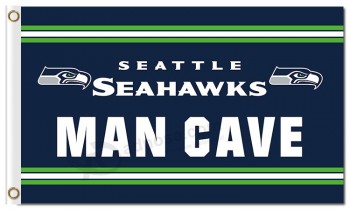 Nfl Seattle Seahawks 3'x5 'Polyester Fahnen Mann Höhle
