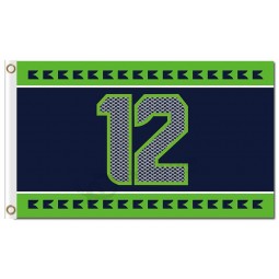 NFL Seattle Seahawks 3'x5' polyester flags 12 with your logo