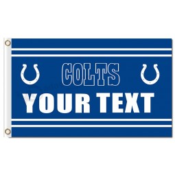 Wholesale custom cheap NFL Indianapolis Colts 3'x5' polyester flags with your logo