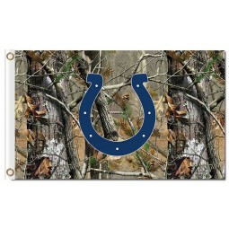 Wholesale custom cheap NFL Indianapolis Colts 3'x5' polyester flags logo camo with your logo