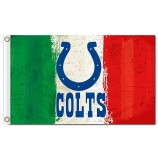 Wholesale custom cheap NFL Indianapolis Colts 3'x5' polyester flags logo three colors with your logo