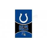 Wholesale custom cheap NFL Indianapolis Colts 3'x5' polyester flags vertical flags with your logo