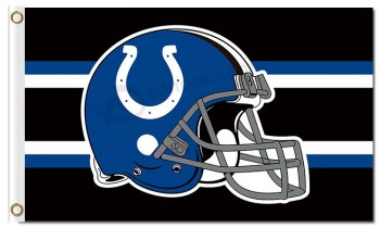 Wholesale custom cheap NFL Indianapolis Colts 3'x5' polyester flags helmet with your logo