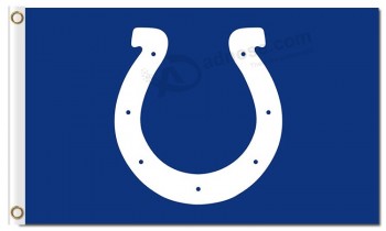 Benutzerdefinierte hoch-Ende nfl Indianapolis Colts 3'x5 'Polyester Flaggen Logo