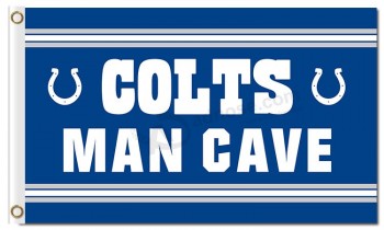 Benutzerdefinierte hoch-Ende nfl Indianapolis Colts 3'x5 'Polyester Fahnen Mann Höhle