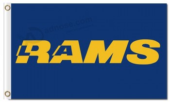 Custom high-end NFL Los Angeles Rams 3'x5' polyester flags LA rams with high quality