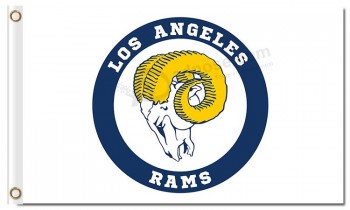 Custom size for NFL Los Angeles Rams 3'x5' polyester flags with high quality