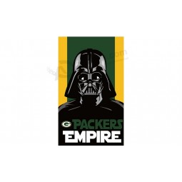 Custom size for NFL Green Bay Packers 3'x5' polyester flags packers empire with your logo