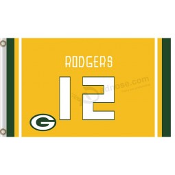 Wholesale custom cheap NFL Green Bay Packers 3'x5' polyester flags 12