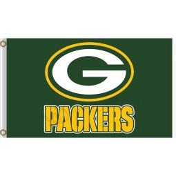 Custom high-end NFL Green Bay Packers 3'x5' polyester flags