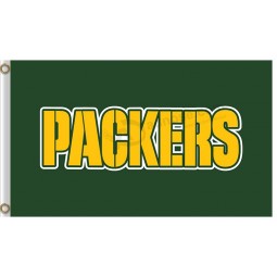Custom high-end NFL Green Bay Packers 3'x5' polyester flags packers
