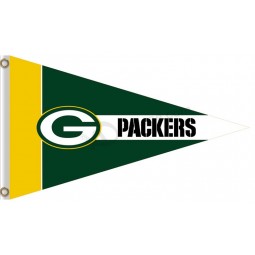 Custom high-end NFL Green Bay Packers 3'x5' polyester flags pennant