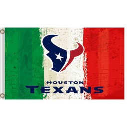 Wholesale custom NFL Houstan Textans 3'x7' polyester flags three colors