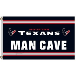 Wholesale high-end NFL Houstan Textans 3'x7' polyester flags man cave