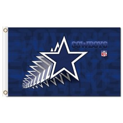 Wholesale NFL Dallas Cowboys 3'x5' polyester flags stars