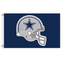NFL Dallas Cowboys 3'x5' polyester flags helmet for custom sale