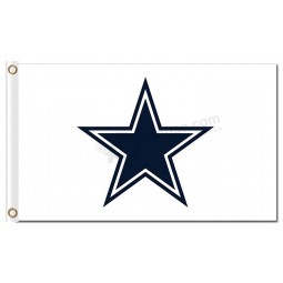 Nfl dallas cowboys 3'x5 'poliestere bandiere logo per vendita personalizzata