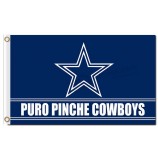 Nfl denver broncos 3'x5 'polyester flaggen puro pinche cowboys für benutzerdefinierte verkauf